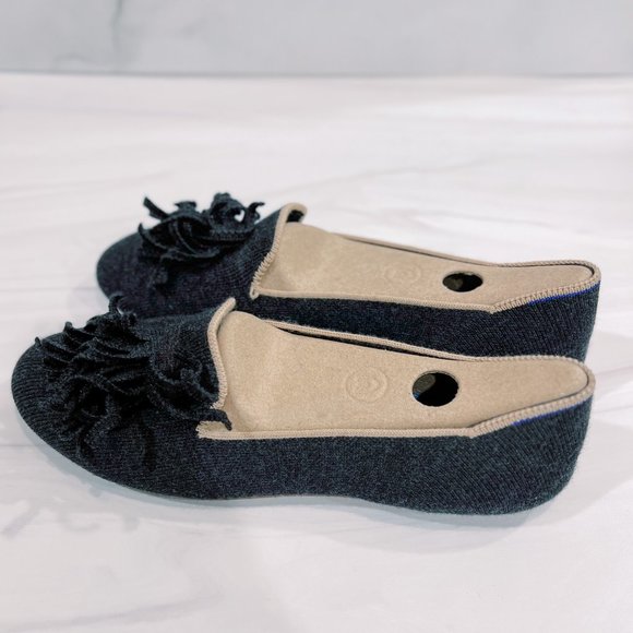 ROTHY’S The Merino Tassel Loafer Black Diamond - Limited Edition - Picture 6 of 14